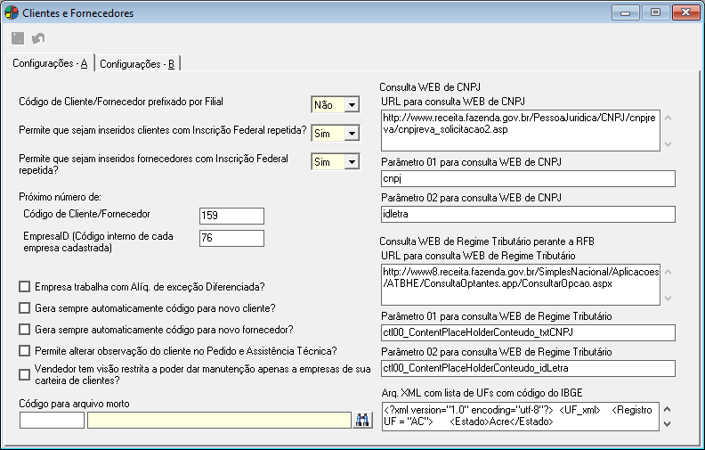 Definindo as Configurações do Sistema – Dataplace EAD & WebHelp