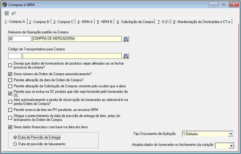 Definindo as Configurações do Sistema – Dataplace EAD & WebHelp