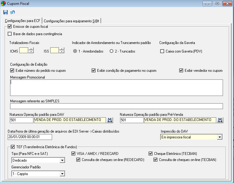 Definindo as Configurações do Sistema – Dataplace EAD & WebHelp