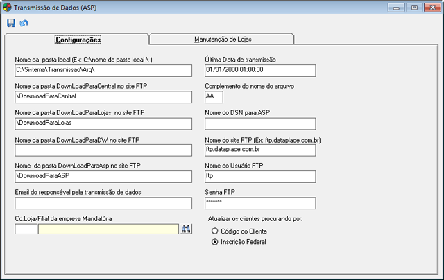 Definindo as Configurações do Sistema – Dataplace EAD & WebHelp